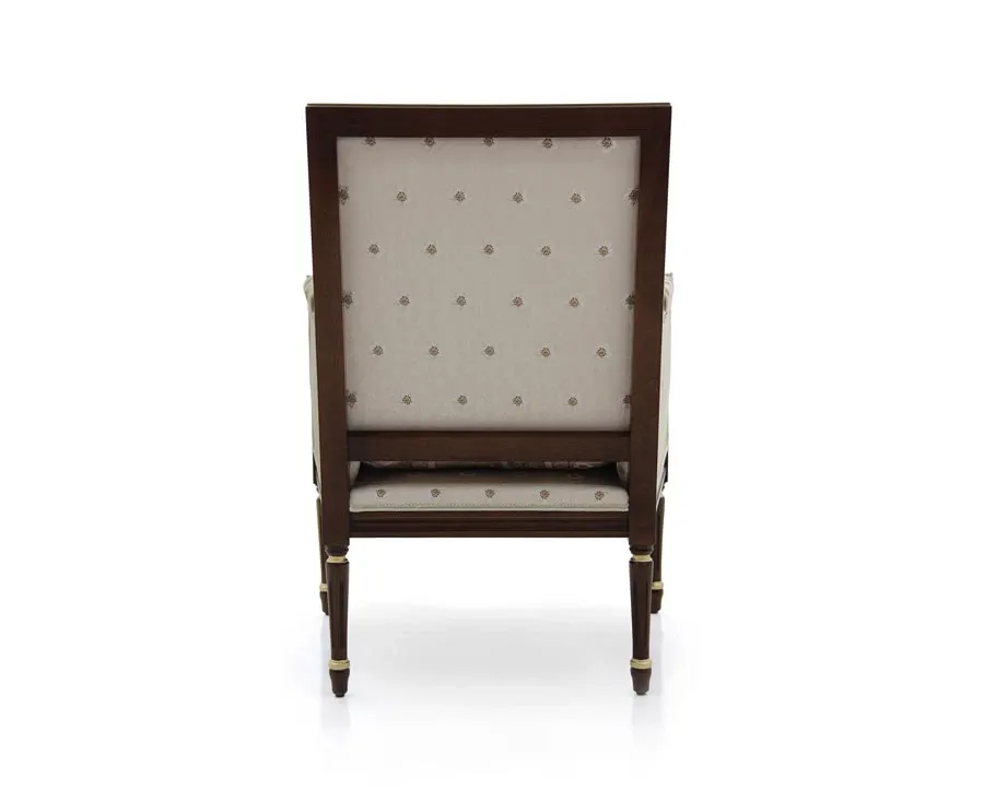 obrazek 3 Elegancki bukowy fotel w stylu ludwikowskim - Sevensedie