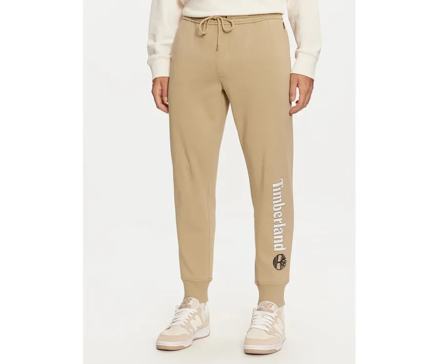 obrazek 1 Timberland Spodnie dresowe TB0A5YFBDH41 Beżowy Regular Fit