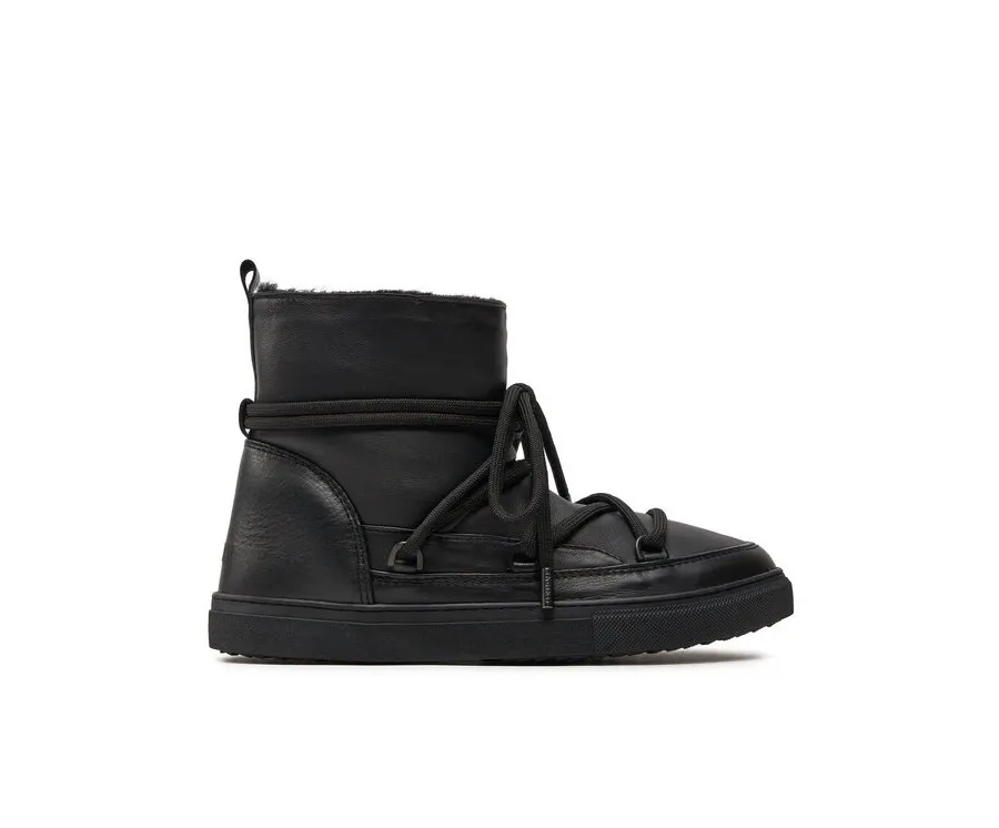 obrazek 1 Inuikii Śniegowce Full Leather 55102-087 Czarny