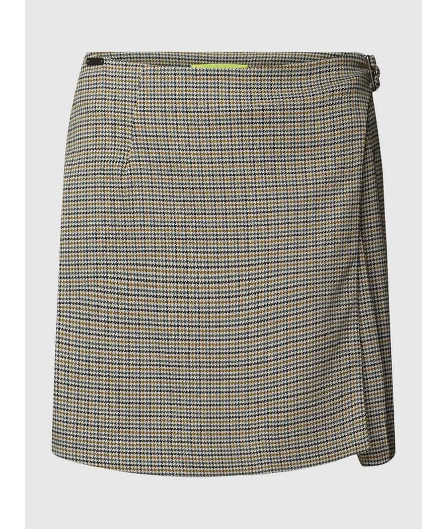 obrazek 1 Spódnica mini z wzorem w kratę