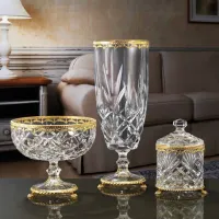 Picture Elegant crystal decorations - vase, container, table stand