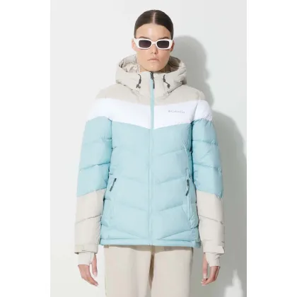 Zdjęcie Columbia kurtka Abbott Peak damska kolor beżowy gore-tex