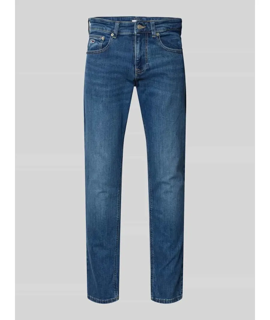 obrazek 1 Tommy Jeans Jeansy Scanton DM0DM21052 Granatowy Slim Fit