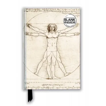 Zdjęcie Dziennik pusty (Leonardo da Vinci: Człowiek witruwiański) - Flame Tree Publishing