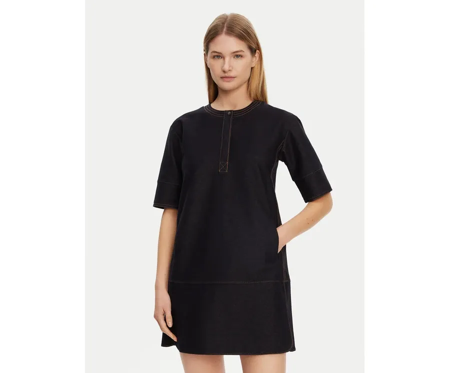 obrazek 1 Max Mara Sukienka jeansowa 2516621017650 Granatowy Regular Fit