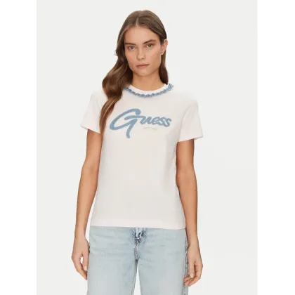 Zdjęcie Guess T-Shirt W5GI03I3Z14 Różowy Regular Fit