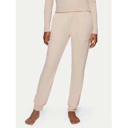 Zdjęcie Triumph Spodnie piżamowe Smart Thermal 10221479 Beżowy Regular Fit