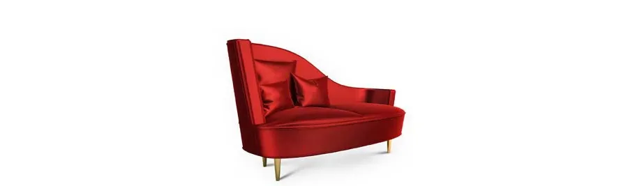 obrazek 1 Nowoczesna satynowa sofa - Ottiu