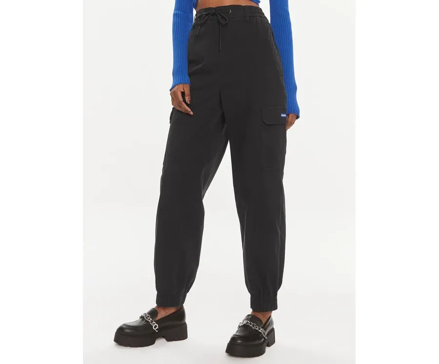 obrazek 1 Hugo Joggery Hisune-1 50511288 Czarny Relaxed Fit HUGO