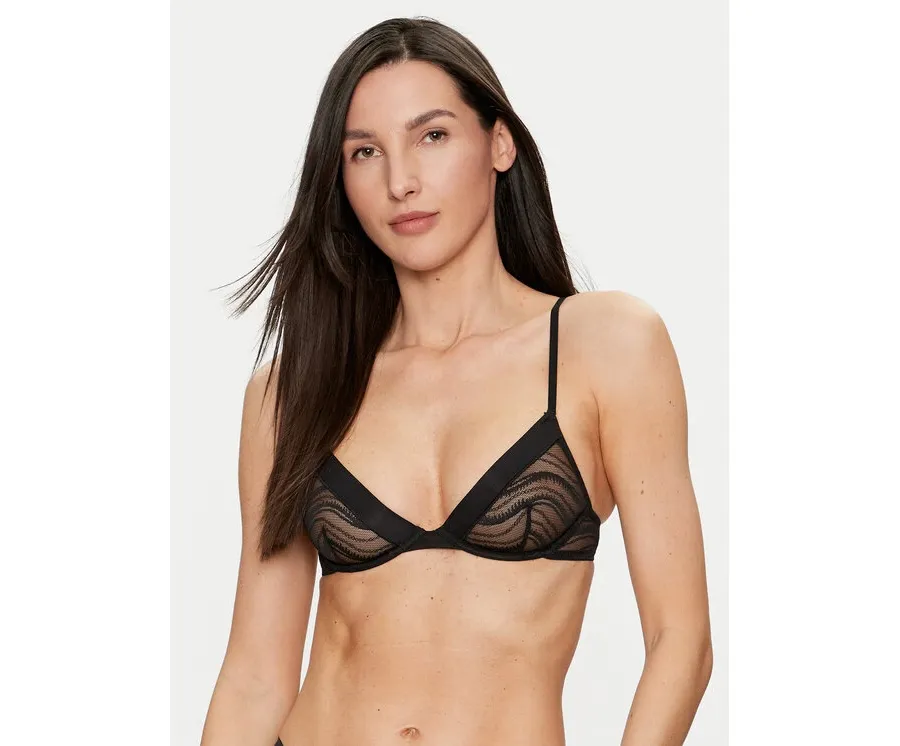 obrazek 1 Calvin Klein Underwear Biustonosz z fiszbiną 000QF7717E Czarny