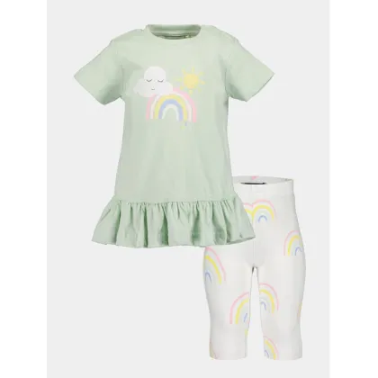 Zdjęcie Blue Seven Komplet t-shirt i legginsy 914525 X Zielony Regular Fit