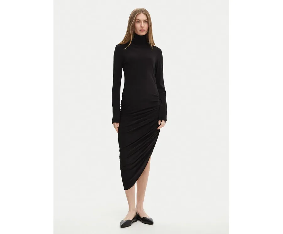 obrazek 1 NORMA KAMALI Sukienka codzienna KK3243PLF35001 Czarny Slim Fit