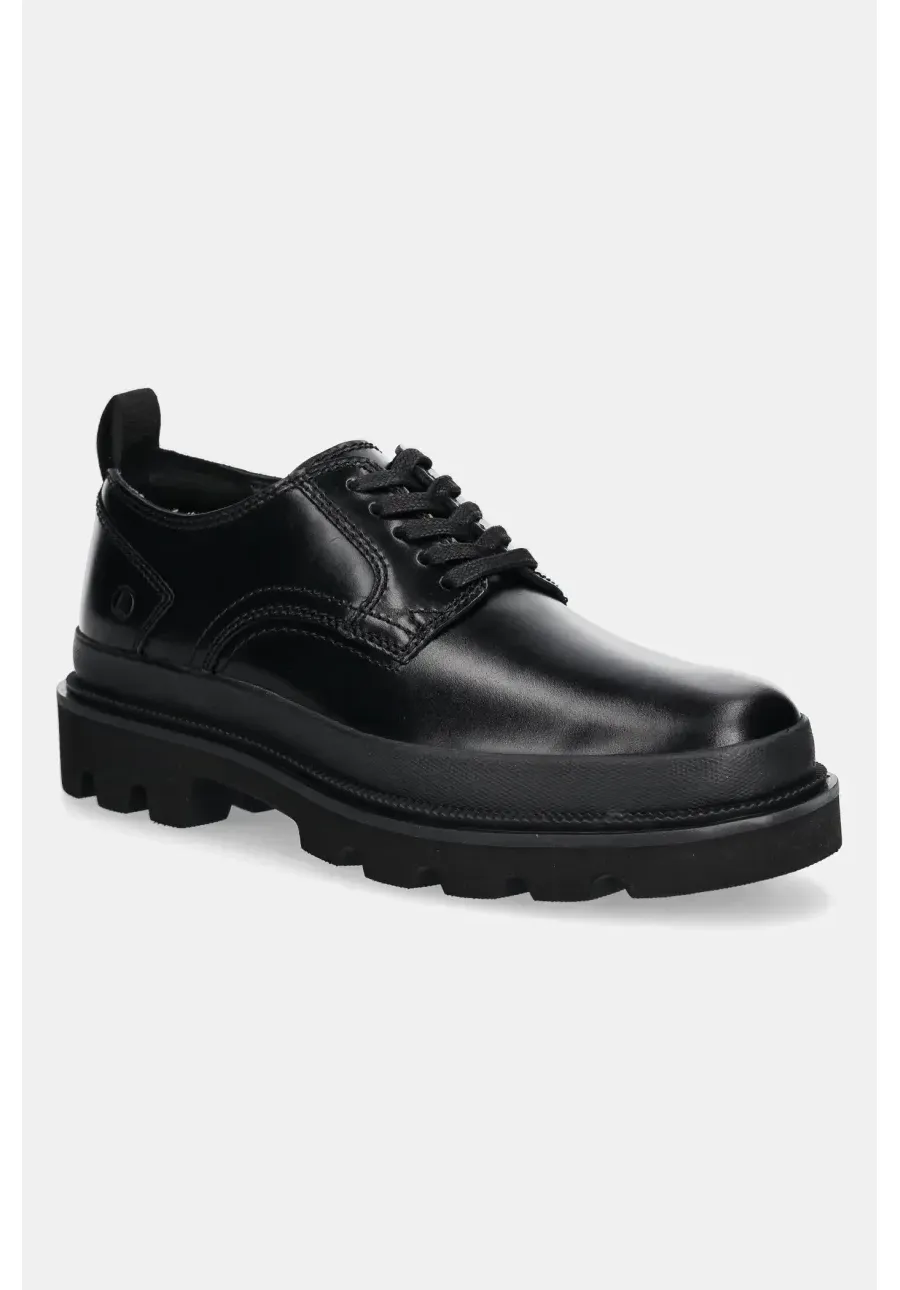 obrazek 1 Clarks Originals półbuty skórzane Badell Lace męskie kolor czarny 26181137