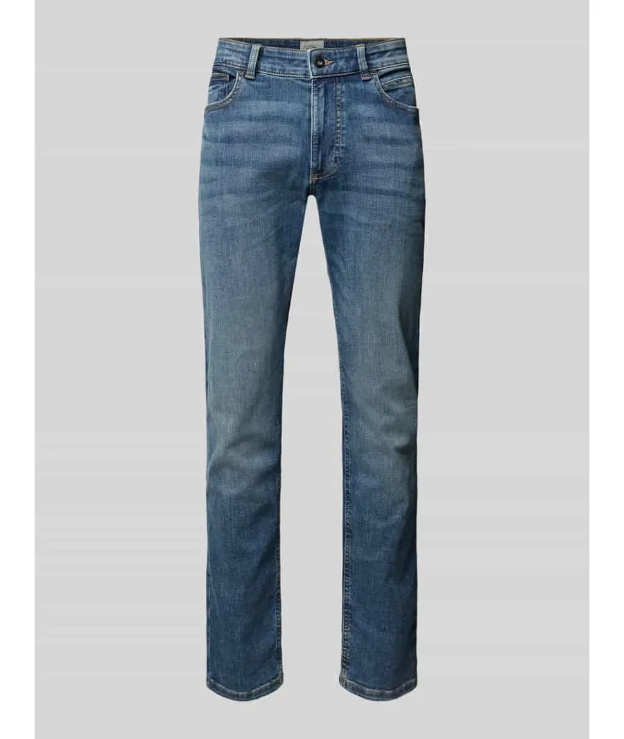 obrazek 1 Jeansy o kroju regular fit z 5 kieszeniami