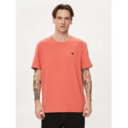 Zdjęcie Wrangler T-Shirt Sign Off 112350437 Czerwony Regular Fit