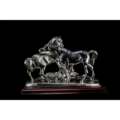 Picture A unique figure of two horses for the living room