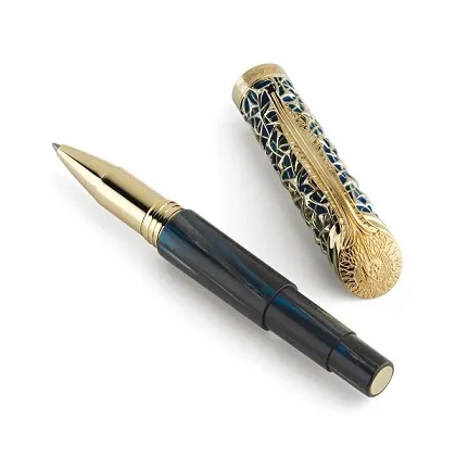Zdjęcie Złoto z Diamentami Pióro Kulkowe The Brain Montegrappa