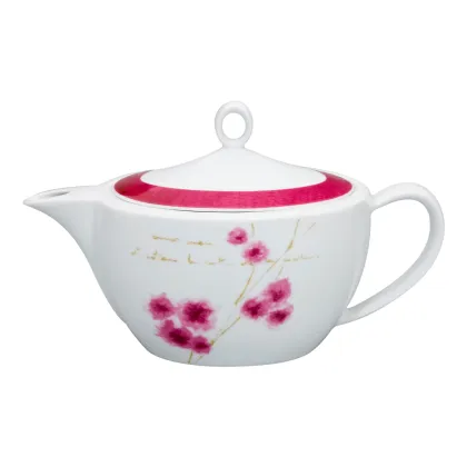 Picture Porcelain tea pot from a collection inspired by oriental plant motifs - Vista Alegre
