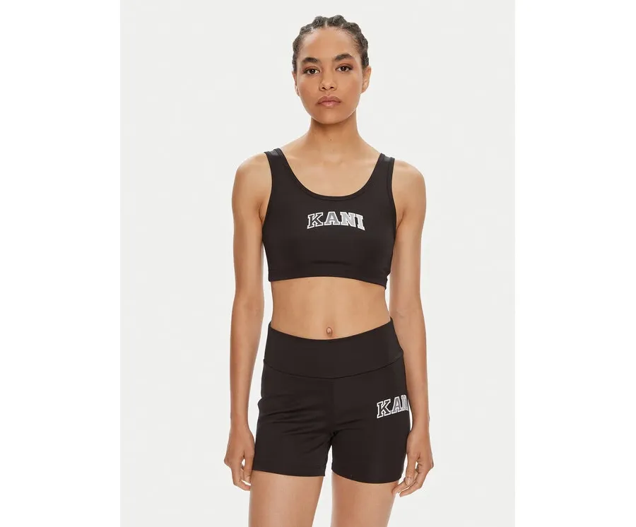 obrazek 1 Karl Kani Biustonosz top Small Serif 6131340 Czarny Slim Fit