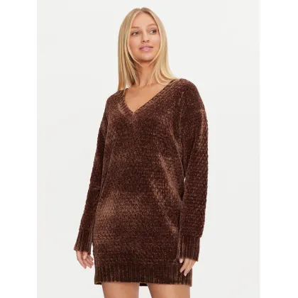 Zdjęcie Guess Sukienka dzianinowa Talia W4BR72 Z3HH2 Brązowy Regular Fit