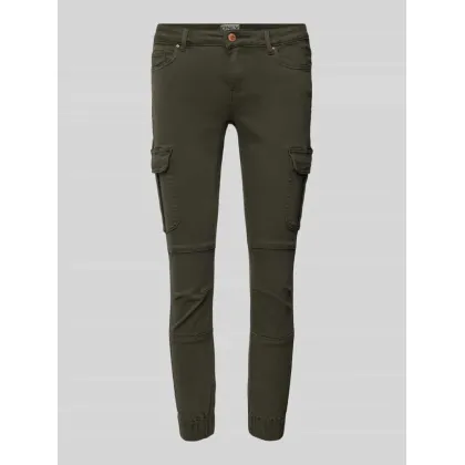 Zdjęcie Spodnie cargo o kroju regular fit z kieszeniami cargo