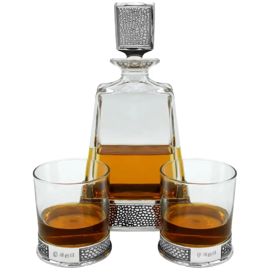 obrazek 1 Luksusowy zestaw do whisky Manhattan - karafka + 2 szklanki