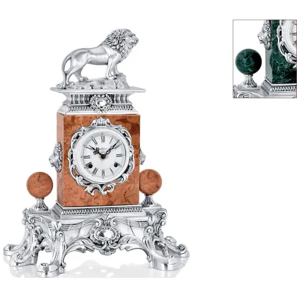 Picture Amazing clock with a lion