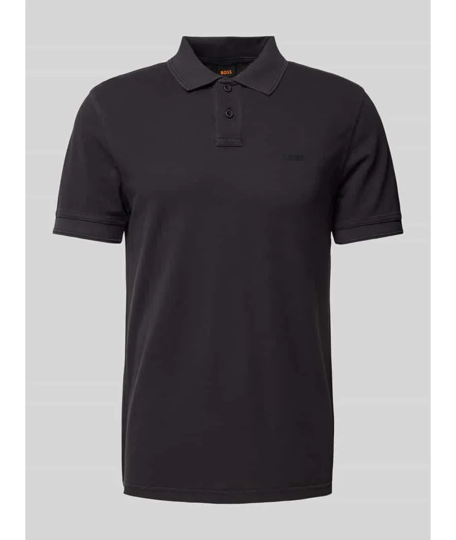 obrazek 1 Koszulka polo o kroju slim fit z krótką listwą guzikową model ‘Prime’