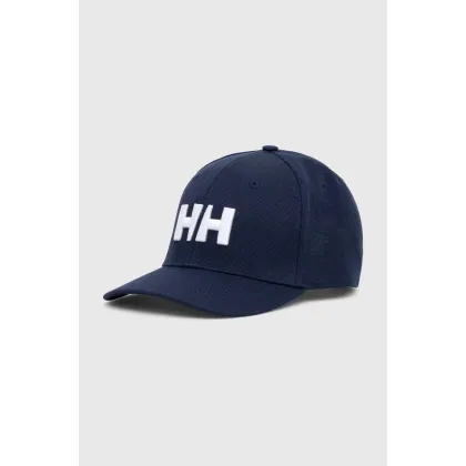 Zdjęcie Helly Hansen czapka kolor granatowy z aplikacją 67300-990