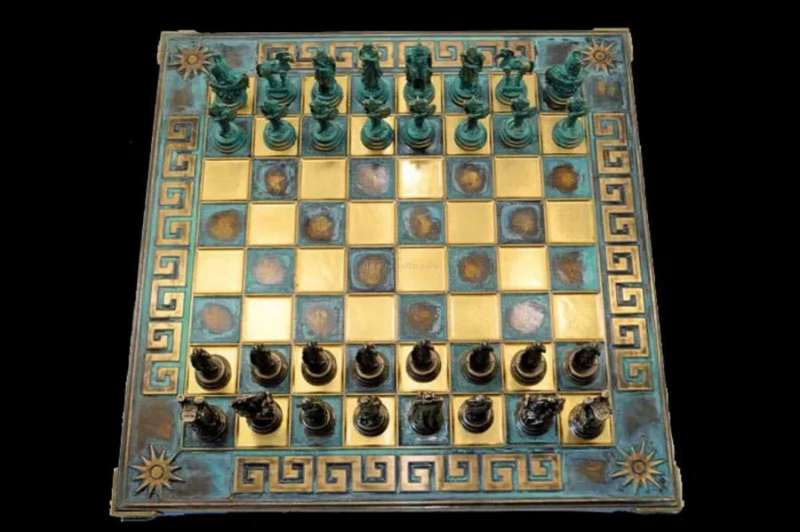 obrazek 4 Unikatowy zestaw szachowy Bitwy pod Troją - The Chess Empire