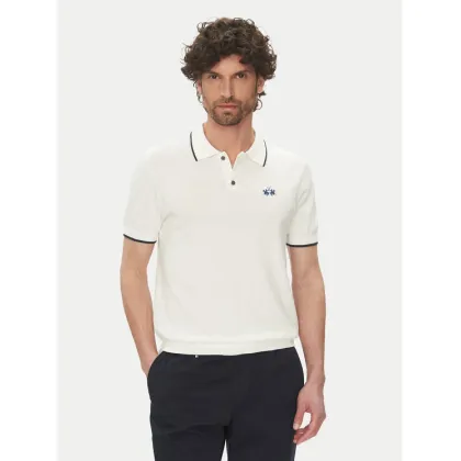 Zdjęcie La Martina Polo Austin MAS001 YC041 Biały Regular Fit