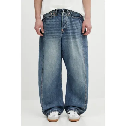 Zdjęcie Evisu jeansy Kamon Leather Applique męskie 2ESHTM5JE1010