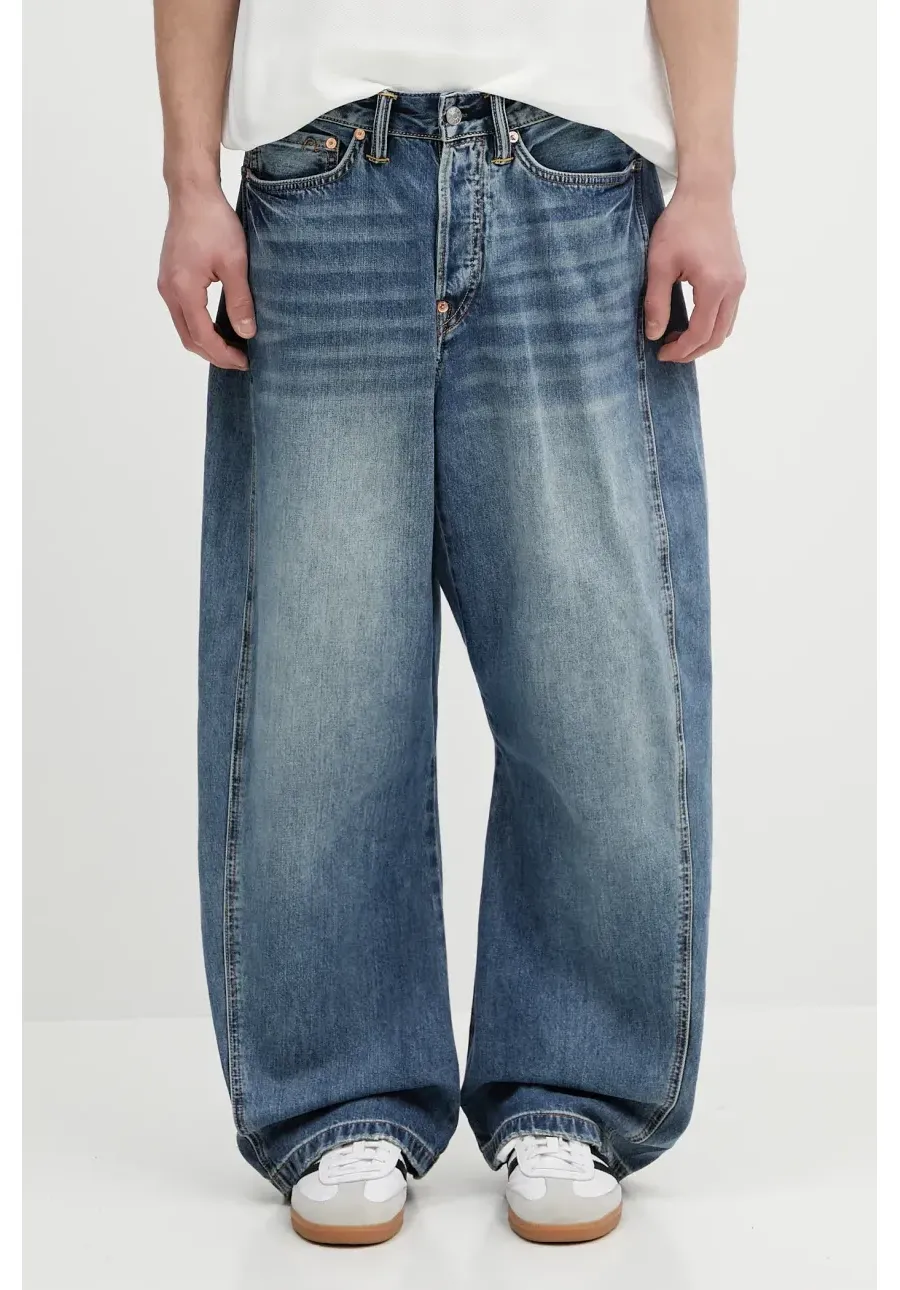 obrazek 1 Evisu jeansy Kamon Leather Applique męskie 2ESHTM5JE1010