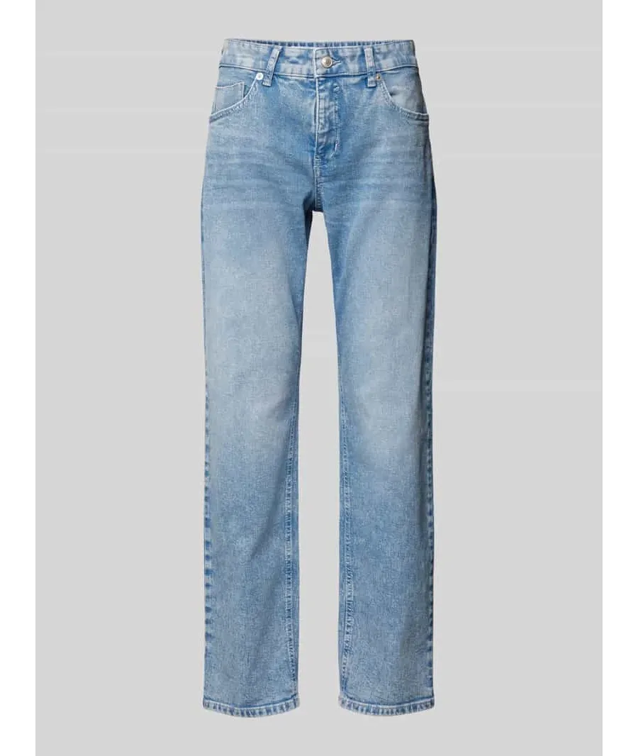 obrazek 1 Jeansy o kroju straight fit z 5 kieszeniami
