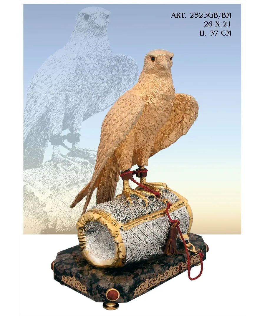 obrazek 1 Piękna figura pozłacanego orła