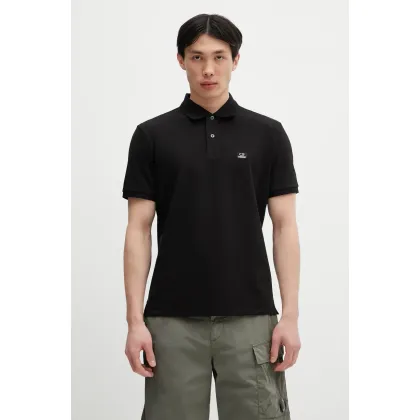 Zdjęcie C.P. Company polo męski kolor czarny gładki 18CMPL065A005263W
