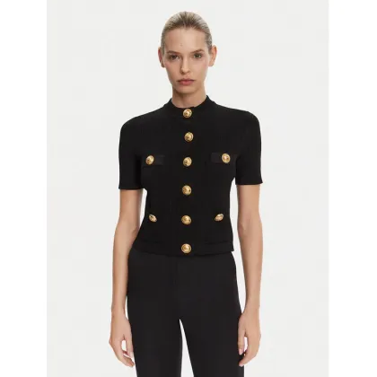 Zdjęcie Balmain Kardigan DF1KL023KB07 Czarny Regular Fit