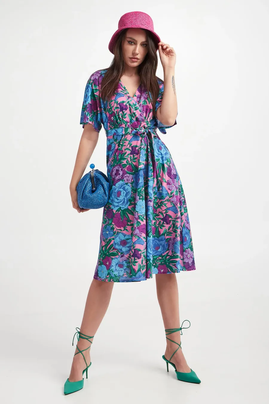obrazek 1 Sukienka w kwiaty Dizzy WEEKEND MAX MARA Weekend Max Mara