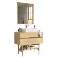 Picture A minimalist Scandinavian bathroom set