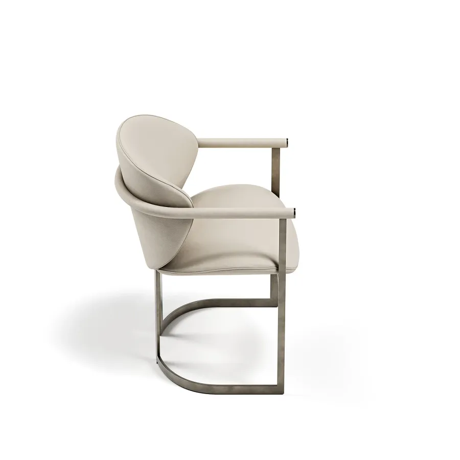 obrazek 12 Eleganckie włoskie krzesło w stylu modernistycznym - do jadalni