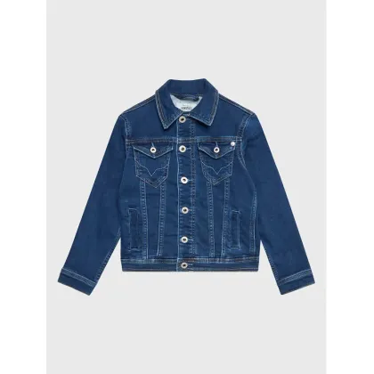 Zdjęcie Pepe Jeans Kurtka jeansowa Legendary PB401138 Granatowy Regular Fit
