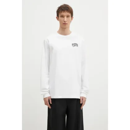 Zdjęcie Billionaire Boys Club longsleeve bawełniany Small Arch Logo L/S Tee kolor biały z nadrukiem BC007-WHITE