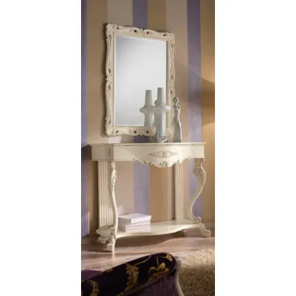 Zdjęcie Piękna stylowa włoska rzeźbiona konsola