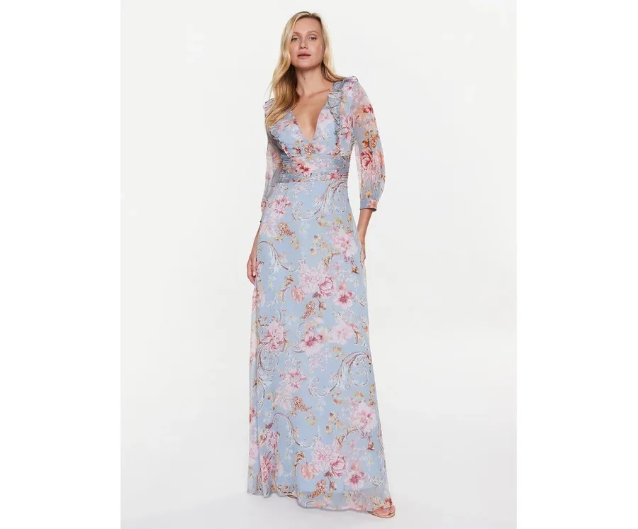 obrazek 1 Liu Jo Sukienka letnia CA3378 TS030 Błękitny Regular Fit