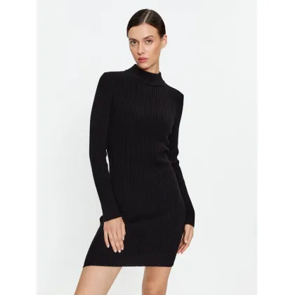 Zdjęcie MICHAEL Michael Kors Sukienka dzianinowa MF381U46V1 Czarny Slim Fit