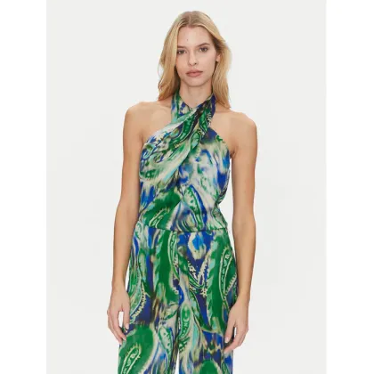 Zdjęcie Simona Corsellini Bluzka P25CPTO01401 Zielony Slim Fit