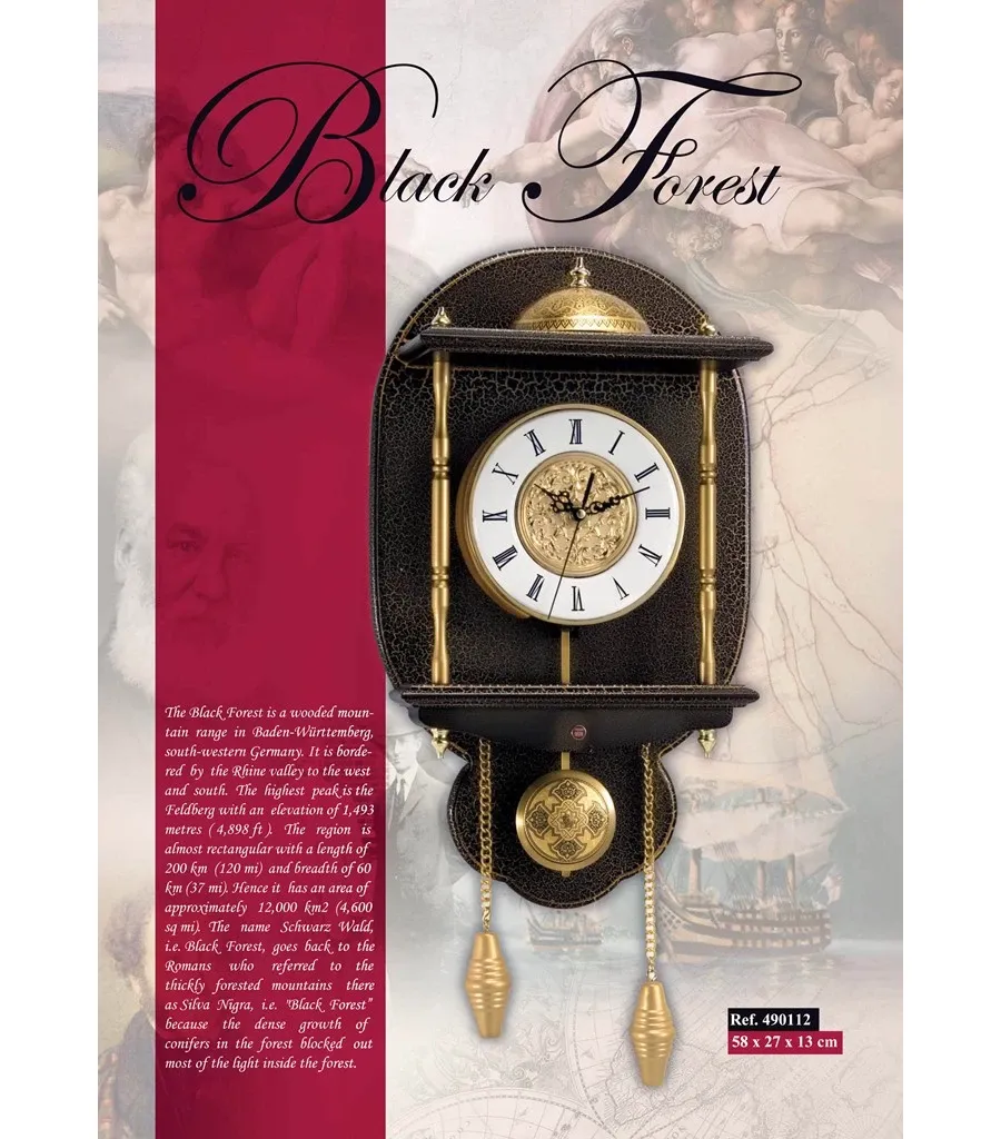 picture 1 Decorative hanging clock Black Forest