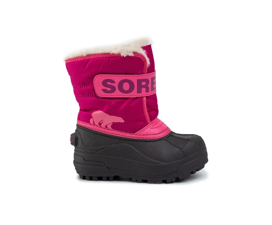 obrazek 1 Sorel Śniegowce Childrens Snow Commander NC1960 Różowy