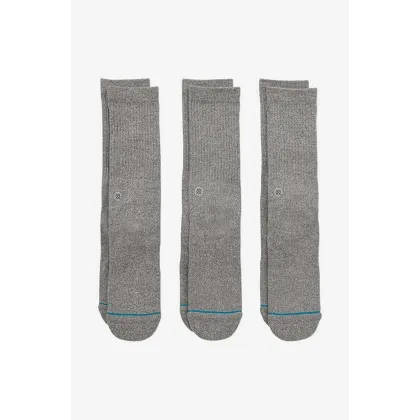Zdjęcie Stance skarpetki Icon 3-pack kolor szary M556D18ICP-WHT
