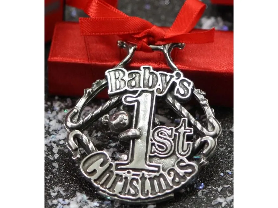obrazek 2 Niezwykła zawieszka na choinkę - „Baby's First Christmas” - stylowy upominek